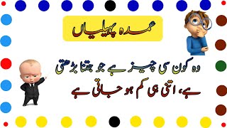 URDU PAHELIYAN  AMAZING FACTS  PAHELIYAN IN URDU WITH ANSWERS  BEAUTIFUL MUSIC  Gk Entertainment [upl. by Nodal]