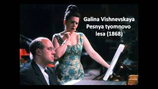 Galina Vishnevskaya Songs of Alexander Borodin [upl. by Noiwtna]