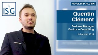 Conseils « Recrutement » par Quentin Clément ISG promo 2018 [upl. by Sue]