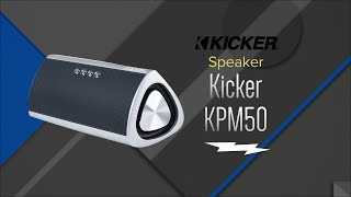 Kicker KPM50 Silver Bluetooth Speaker  42KPM50S [upl. by Tran]