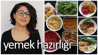 Yüksek Proteinli Yemek Hazırlığı  Kahvaltı Öğle Yemeği Akşam Yemeği  Meal Prep  Vegan [upl. by Standing]