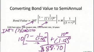 Bonds  Converting to Semiannual [upl. by Orr]