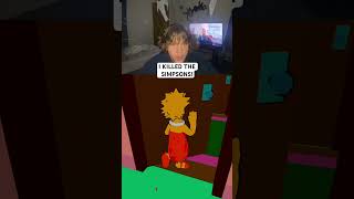 I KILLED THE SIMPSONS gaming simpsons shorts [upl. by Ajna]