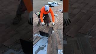 Roofing ASMR Day 78 🦺roofing roofingcontractor roofer fyp bluecollarcontent contentcreation [upl. by Alohs]