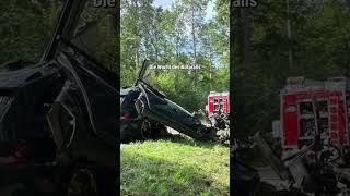 Schwerer Unfall auf der B1 bei Müncheberg [upl. by Nonahs389]