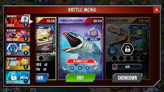 Summer Splash Tour Battle 1  Jurassic World the game [upl. by Gamaliel]