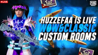 2 RP GIVEAWAY ON 500 SUBS  CLASSIC RANK PUSH  WOW CUSTOM ROOMS  PUBG MOBILE LIVE  HI5 • HUZEFA [upl. by Ahsuatan917]