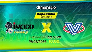 Copa Itália de Vôlei Feminino 2024 Conegliano x Milano NARRAÇÃO AO VIVO  Dimensão Esportiva [upl. by Eneg997]