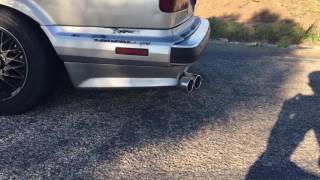 E30 M60b40 Exhaust [upl. by Adnilak]