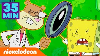 SpongeBob Schwammkopf  35 MINUTEN mit Sandys besten Experimenten  Nickelodeon Deutschland [upl. by Slosberg]