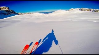 Freeride Skiarea Campiglio Dolomiti di Brenta Folgarida Val di Sole Trentino Italy [upl. by Sorrows]