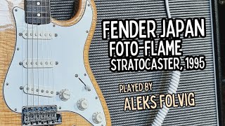 Fender ST6270NS FotoFlame Stratocaster  Aleks Folvig [upl. by Kelila481]