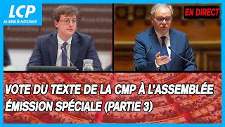 Loi immigration  vote du texte de la CMP à l’Assemblée  Émission spéciale partie 3 [upl. by Onilegna]