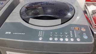 how to use IFB 65 kg fully automatic top load washing machine model TLRDSS65KG AQUA [upl. by Naicul]