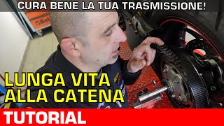 TUTORIAL 10 CONSIGLI  1 TRICK per CURARE la TRASMISSIONE della tua MOTO [upl. by Torre349]