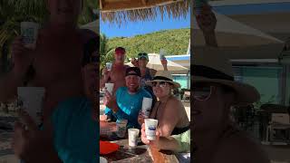 Best bar in the British Virgin Islands is The Soggy Dollar Bar on Jost Van Dyke [upl. by Neerbas572]