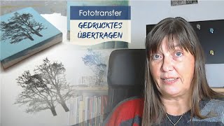 Fototransfer So übertrage ich Gedrucktes auf Leinwand [upl. by Aniarrol]