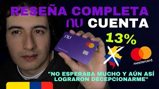 Reseña de la NU CUENTA  ¿y esa debito  No esperaba mucho y aun así lograron decepcionarme [upl. by Aimo]