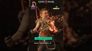 “Atreus’ Rage Unleashed” godofwar shorts 4k [upl. by Atiuqiram]