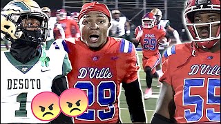 HEATED TEXAS RIVALRY 2 DUNCANVILLE VS DESOTO 🔥 National Powerhouse programs CLASH IT GOT UGLY [upl. by Weide513]