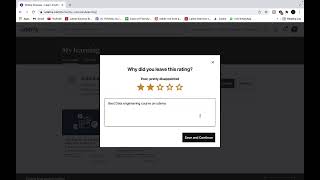 Udemy Rating and Review Edit Feedback [upl. by Sokin]