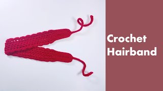 How to crochet headband for girls  easy crochet hairband tutorial [upl. by Schou384]