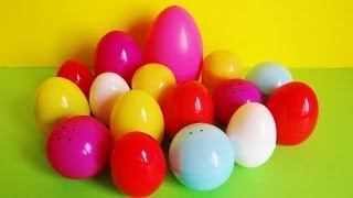 17 Surprise Eggs Unboxing Mystery Toys  Whats Inside [upl. by Neema911]