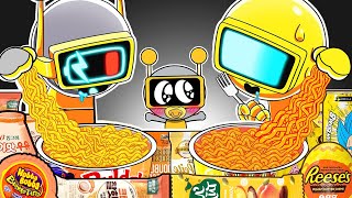 SPRUNKI ASMR  Fun Bot Vs Garnold Convenience Store Food Mukbang  Incredibox Animation [upl. by Deaner837]