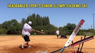 Headbanger Sports Senior Slowpitch Miken and Dudley Demo Day [upl. by Nerro]