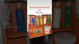 Wichtel Möbel basteln Schrank für nur 2€ bei Tedi und Action wichteltür wichtel tür advent [upl. by Dorfman544]