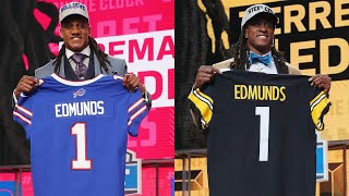 Edmunds brothers make history at NFL Draft [upl. by Stacey]