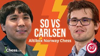 Norway Blitz Chess Tournament So vs Carlsen [upl. by Oir]