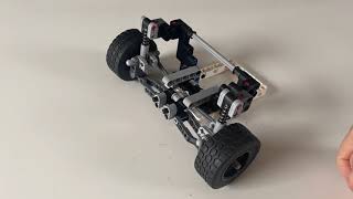 Smallest Lego Technic Macpherson Strut Suspension  New and Improved [upl. by Anwaf]