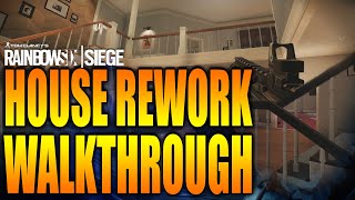 Rainbow Six Siege  In Depth HOUSE REWORK FULL WALKTHROUGH Operation Steel Wave [upl. by Crockett448]