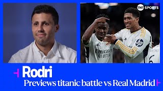 EXCLUSIVE Rodri hopes Man City show personality at the Bernabéu against well rested Real Madrid [upl. by Atiuqcaj]