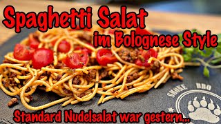 Spaghetti Salat im Bolognese Style  Grillbeilage einfach und lecker  The BBQ BEAR [upl. by Leinto]