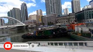 BINAKBAK NA ANG LINEAR PARKPASIG RIVER ESPLANADE AABOT N NG INTRAMUROS BINONDOINTRAMUROS BRIDGE [upl. by Johannessen]