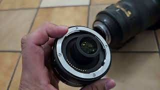 Z teleconverters attaching to ftz to fmount lenses [upl. by Arodal]