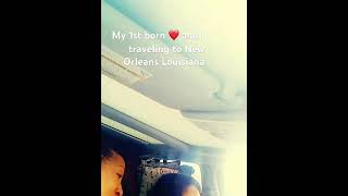 My first born👑and I in our way to neworleans louisiana roadtrip girlmom dadgirl nawlins [upl. by Neggem]