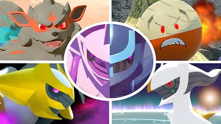 Pokémon Legends Arceus  All Bosses  Cutscenes [upl. by Everett]