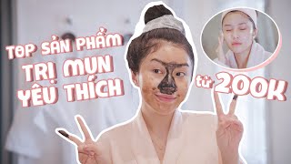 Top Sản Phẩm Cho Da Mụn Từ 200K Quỳnh Thi Yêu Thích 💕  Quỳnh Thi [upl. by Melitta]