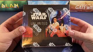 Come To The Dark Side Star Wars Unlimited Spark Of Rebellion Booster Box Opening SWU SOR [upl. by Dammahom]