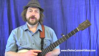 NEW RIVER TRAIN  Clawhammer Banjo Lessons by Ryan Spearman [upl. by Giorgia]