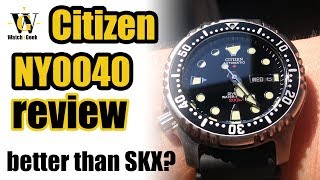 Citizen NY0040 Review  is it better than Seiko SKX007 [upl. by Libre787]