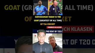 Henrich klassen big statement by Surya Kumar yadavT TWENTY GOATcricket surya cricketlover [upl. by Yeliah132]