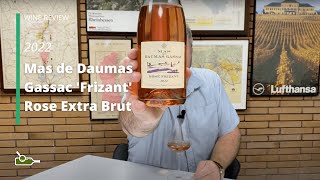 Wine Review Mas de Daumas Gassac Frizant Rose Extra Brut 2022 [upl. by Otiragram563]