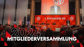 Hofman bleibt Vorsitzender  MV 2024  1 FSV Mainz 05  Saison 2425 [upl. by Nosredneh]