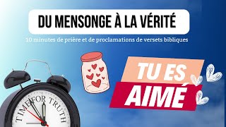 Tu es aimé de Dieu  Prière et versets bibliques  Prière quand tu ne te sens pas aimé [upl. by Namlak]