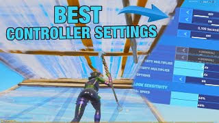 NEW BEST ControllerConsole SETTINGS  Sensitivity Guide And Tutorial Fortnite Settings Explained [upl. by Ynnol]