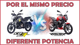 AKT CR4 162 vs TVS Raider 125  ¿Cual es mejor  Igual precioDiferente potencia [upl. by Orren]